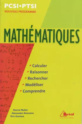 Couverture du produit · Msfa mathématiques PCSI PTSI