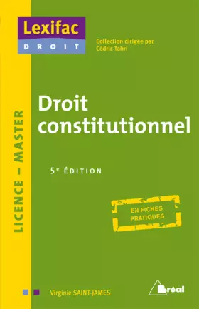 Couverture du produit · Droit constitutionnel
