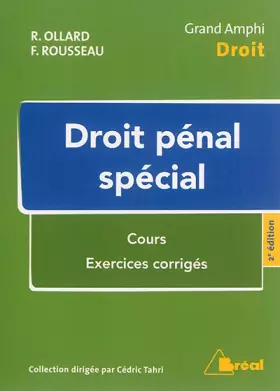 Couverture du produit · Droit pénal spécial