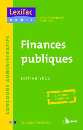 Couverture du produit · Finances publiques 2015