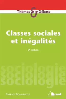 Couverture du produit · Classes sociales et inégalités