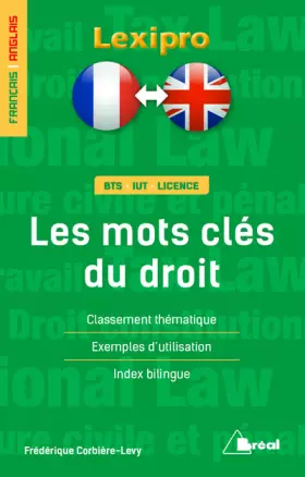 Couverture du produit · Les mots clés du droit