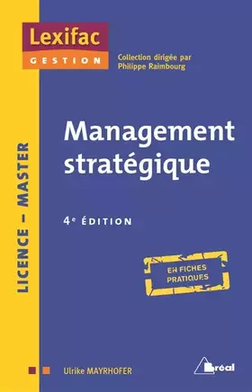 Couverture du produit · Management stratégique