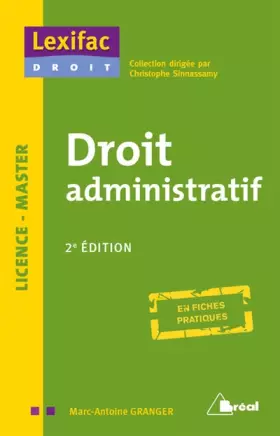 Couverture du produit · Droit administratif