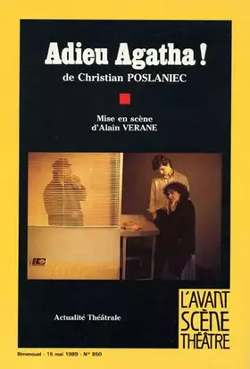Couverture du produit · Adieu Agatha