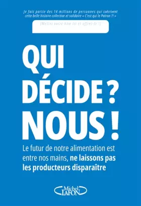 Couverture du produit · Qui décide ? Nous !