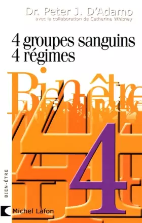 Couverture du produit · 4 GROUPES SANGUINS 4 REGIMES