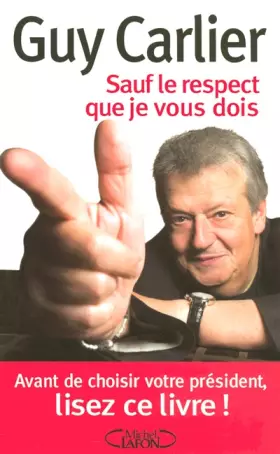 Couverture du produit · Sauf le respect que je vous dois