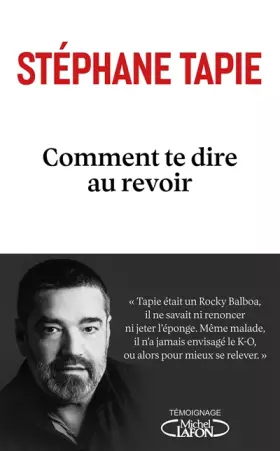 Couverture du produit · Comment te dire au revoir