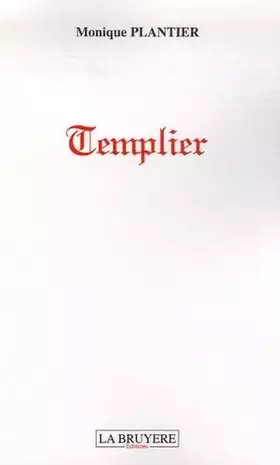 Couverture du produit · Templier