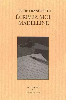 Couverture du produit · Ecrivez-moi, Madeleine