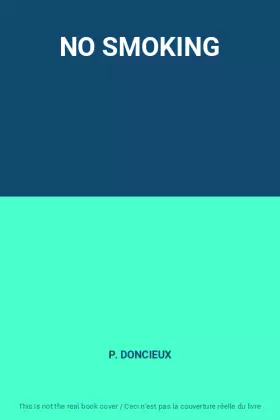 Couverture du produit · NO SMOKING