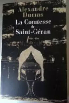 Couverture du produit · La contesse de Saint-Géran