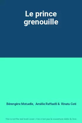 Couverture du produit · Le prince grenouille