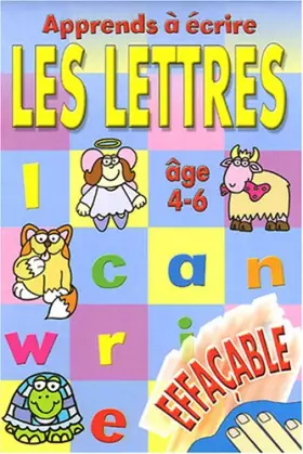 Couverture du produit · Apprends à écrire les lettres