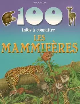 Couverture du produit · Les mammifères