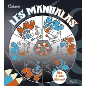 Couverture du produit · Colorie les mandalas (éléphant)