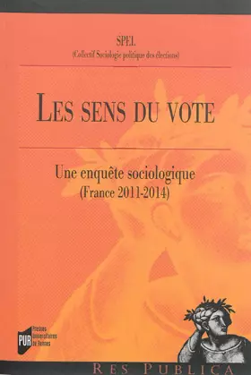 Couverture du produit · SENS DU VOTE