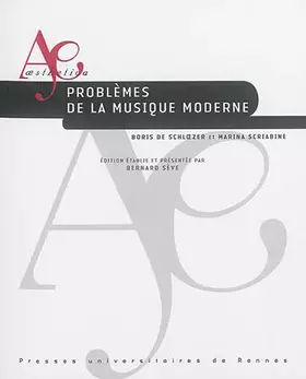 Couverture du produit · PROBLEMES DE LA MUSIQUE MODERNE