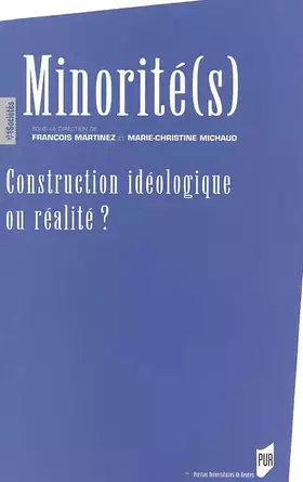 Couverture du produit · MINORITES: CONSTRUCTION IDEOLOGIQUE OU REALITE