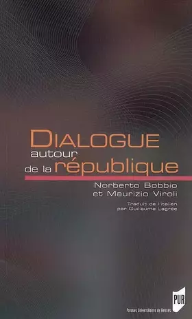 Couverture du produit · DIALOGUE AUTOUR DE LA REPUBLIQUE