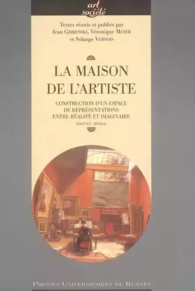 Couverture du produit · MAISON DE L ARTISTE