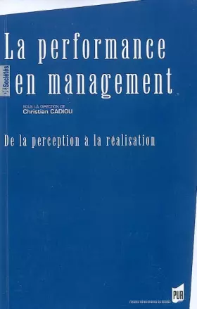 Couverture du produit · PERFORMANCE EN MANAGEMENT