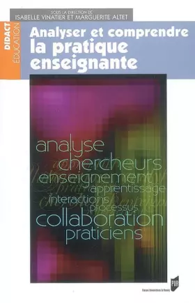 Couverture du produit · ANALYSER ET COMPRENDRE LES PRATIQUES ENSEIGNANTES
