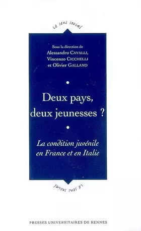 Couverture du produit · DEUX PAYS DEUX JEUNESSES