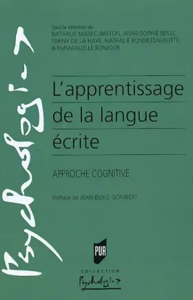 Couverture du produit · APPRENTISSAGE DE LANGUE ECRITE