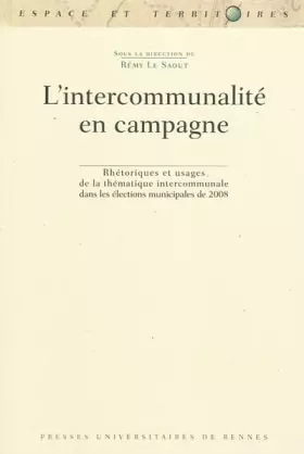 Couverture du produit · INTERCOMMUNALITE EN CAMPAGNE