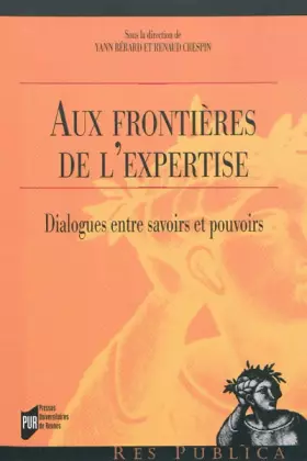 Couverture du produit · AUX FRONTIERES DE L EXPERTISE