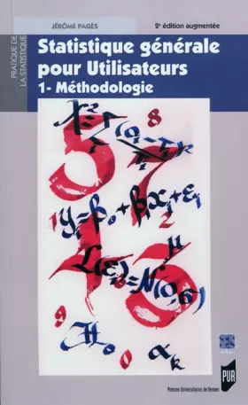 Couverture du produit · Statistique générale pour utilisateurs : Tome 1, Méthodologie