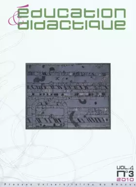 Couverture du produit · EDUCATION ET DidactIQUE 4/3