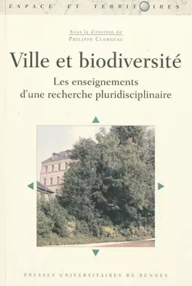 Couverture du produit · VILLE ET BIODIVERSITE