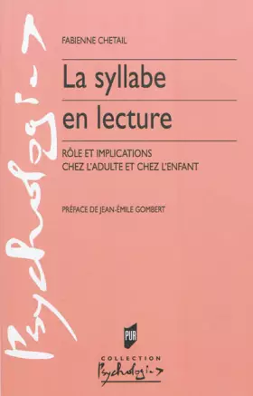 Couverture du produit · SYLLABE EN LECTURE