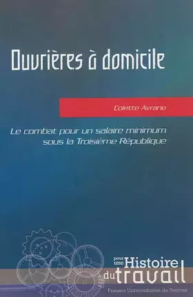 Couverture du produit · OUVRIERES A DOMICILE