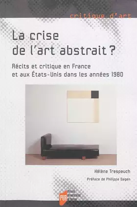 Couverture du produit · CRISE DE L ART ABSTRAIT