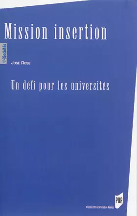 Couverture du produit · Mission d'insertion: Un défi pour les universités