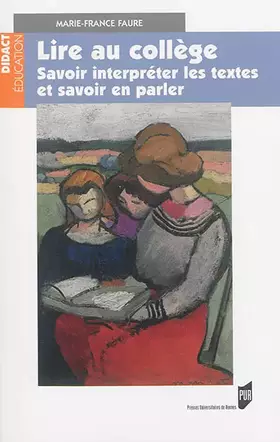 Couverture du produit · LIRE AU COLLEGE