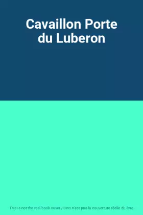 Couverture du produit · Cavaillon Porte du Luberon