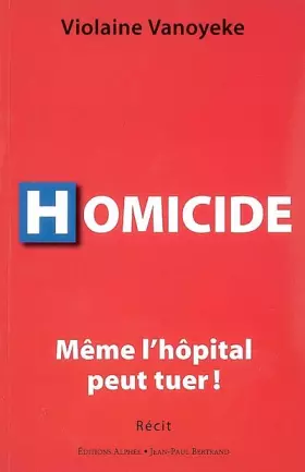 Couverture du produit · Homicide