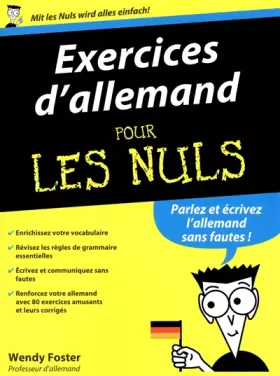 Couverture du produit · Exercices d'allemand pour les Nuls