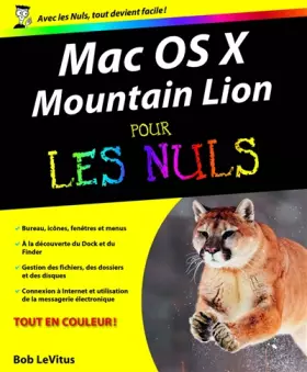 Couverture du produit · Mac OS X Mountain Lion pour les Nuls