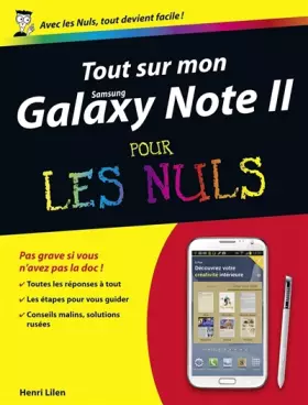 Couverture du produit · Tout sur mon Galaxy Note II Pour les Nuls