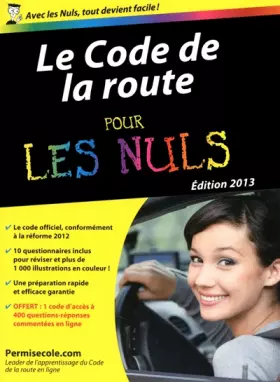 Couverture du produit · Code de la route 2013 Poche Pour les Nuls