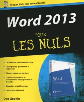 Couverture du produit · Word 2013 Pour les Nuls