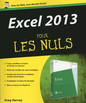 Couverture du produit · Excel 2013 Pour les Nuls