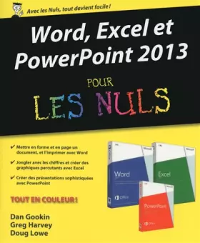 Couverture du produit · Word, Excel, PowerPoint 2013 pour les Nuls