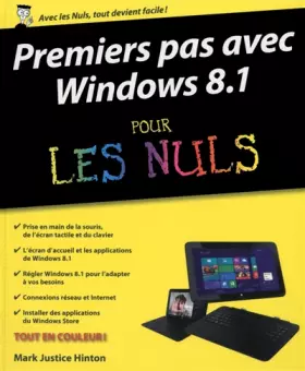 Couverture du produit · Premiers pas avec Windows 8.1 pour les Nuls